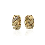 Roberto Coin 18k Two-Tone Gold Diamond Earrings