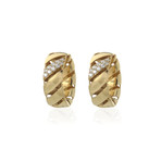 Roberto Coin 18k Two-Tone Gold Diamond Earrings