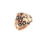 Roberto Coin // 18k Two-Tone Gold Diamond Ring // Ring Size: 6.5 // Store Display