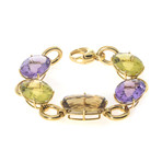 Roberto Coin 18k Yellow Gold Amethyst Bracelet