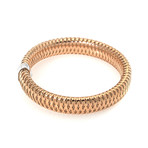 Roberto Coin 18k Two-Tone Gold Diamond Primavera Bracelet // Store Display