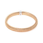 Roberto Coin 18k Two-Tone Gold Diamond Bracelet I // 6.5" // Store Display