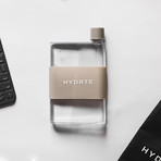 Black Hydrte Bottle Kit // Travel Bag + Changeable Colored Sleeve (Aqua)