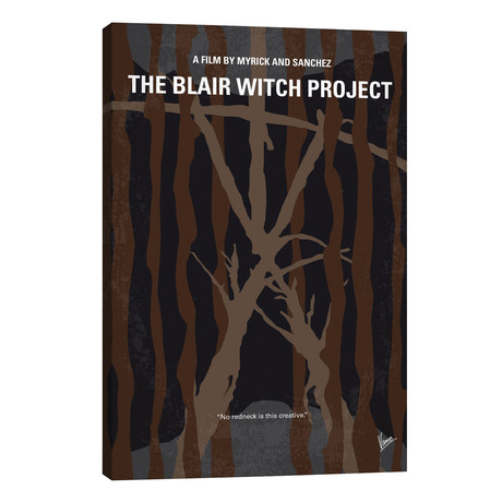 The Blair Witch Project Minimal Movie Poster // Chungkong (26"W x 40"H x 1.5"D)