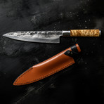 Forged // VG10 Chef's Knife + Leather Sheath