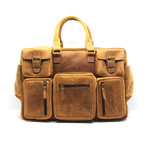 Buffalo 7-Pocket Messenger Bag // Brown
