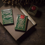 Monarch Playing Cards // Green // Set of 2