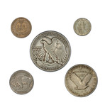 Early 20th Century American Coin Type Set