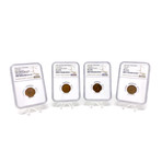 1861-1865 Civil War Patriotic Tokens // NGC Certified Mint State Condition // Set of 4