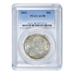 1823 Capped Bust Half Dollar PCGS Certified AU58