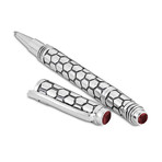 Bali Hive Design Pen // Sterling Silver (Amethyst Endcap)