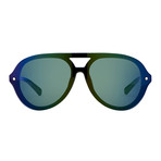 Men's PL117C5SUN Sunglasses // Hunter Green + Bronze Mirror