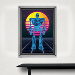 Ready Player One (80s Iron Giant) // MightyPrint™ Wall Art // Backlit LED Frame