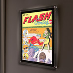 Justice League // The Flash Number 1 // MightyPrint™ Wall Art // Backlit LED Frame