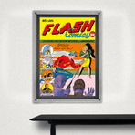 Justice League (The Flash Number 1) // MightyPrint™ Wall Art // Backlit LED Frame