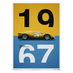 Ferrari 412P // Yellow // Spa//Francorchamps // 1967