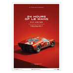 Ford GT40 // Dan Gurney // Red // 24h Le Mans // 1966