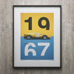Ferrari 412P // Yellow // Spa//Francorchamps // 1967