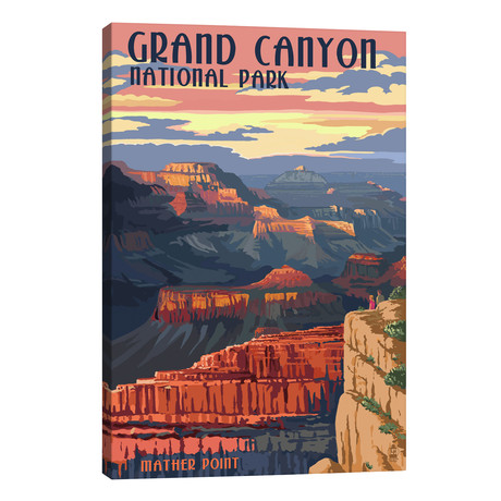Grand Canyon National Park (Mather Point) // Lantern Press