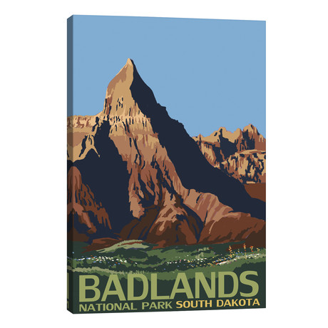 Badlands National Park (Geologic Formation) // Lantern Press