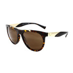 Versace // Men's VE4371 Sunglasses // Dark Havana + Brown