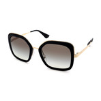Prada Sport // Men's Square PS01US DG05S0 Non-Polarized Sunglasses // Black + Gray