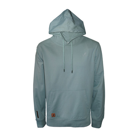 Fleece Hoodie + Two-Tone Drawcord // Waterspout (S)