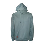 Fleece Hoodie + Two-Tone Drawcord // Waterspout (S)