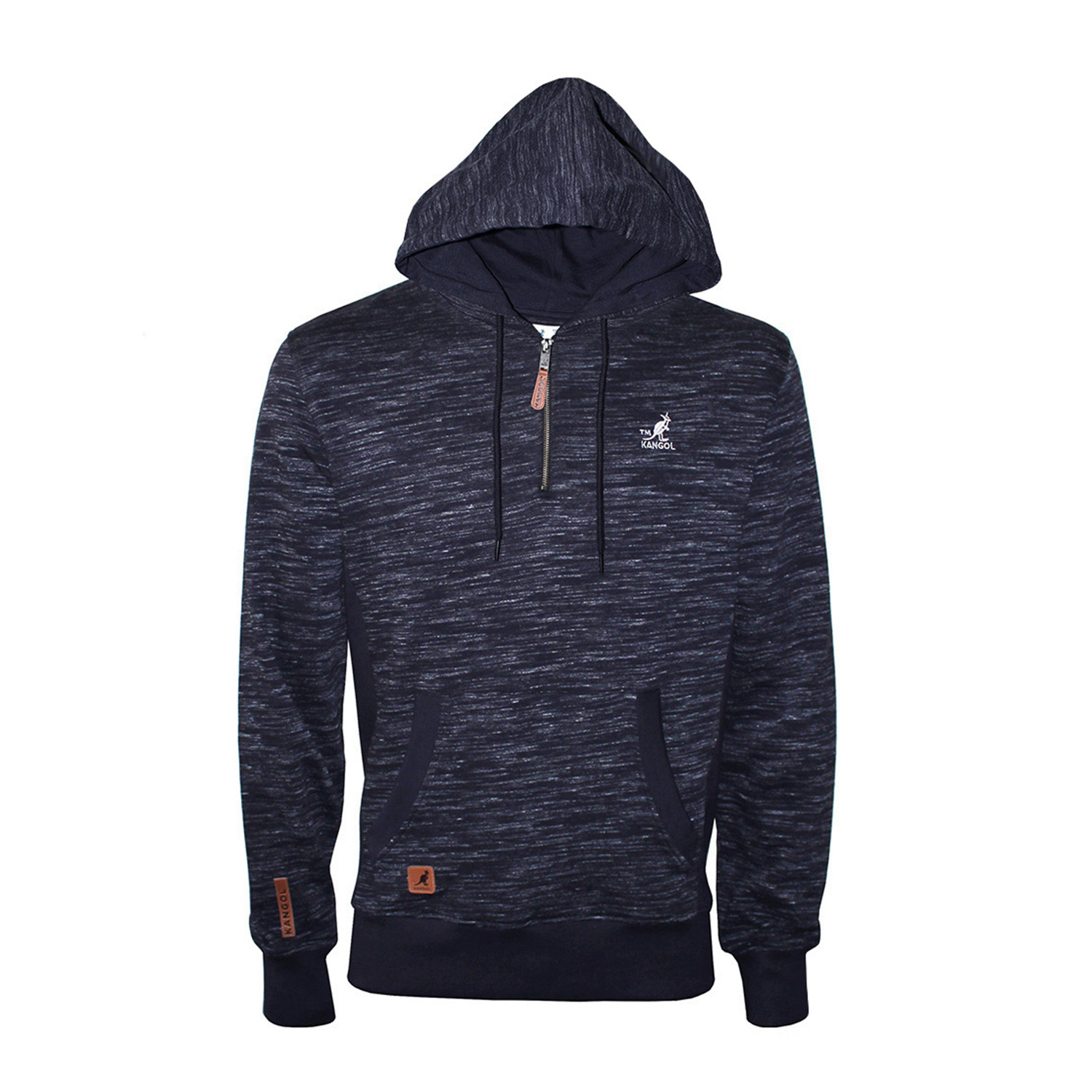 Inject Yarn 1/4 Zip Hoodie // Navy (S) - Kangol Apparel - Touch of Modern