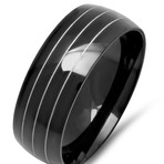 Stainless Steel Ring // Black (Size 9)