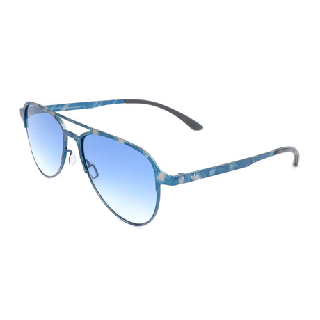 Adidas // Men's AOM005 Sunglasses // Washed Blue