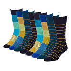 Acoustic Submerge Crew Sock // Pack of 8