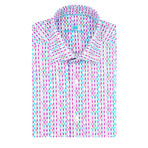 Tear Drop Poplin Print Short Sleeve Shirt // Multicolor (M)