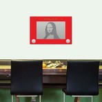 Sketchy Sketch Mona Lisa // Front Porch Pickins (40"W x 26"H x 1.5"D)