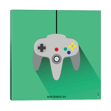 Joystick Nintendo 64 // Rafael Gomes (26"W x 26"H x 1.5"D)