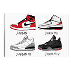 Jordan 84-89 // Nick Cocozza (40"W x 26"H x 1.5"D)