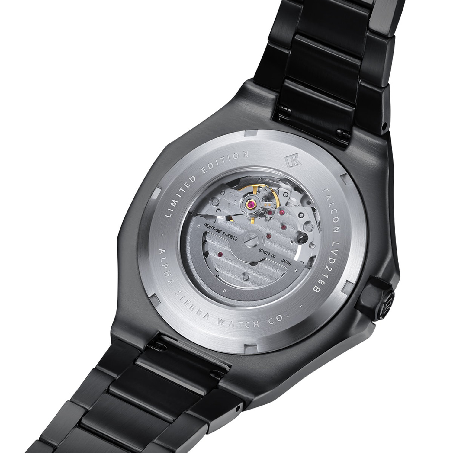 Alpha Sierra Falcon Automatic // LVD218B - Alpha Sierra Watches ...