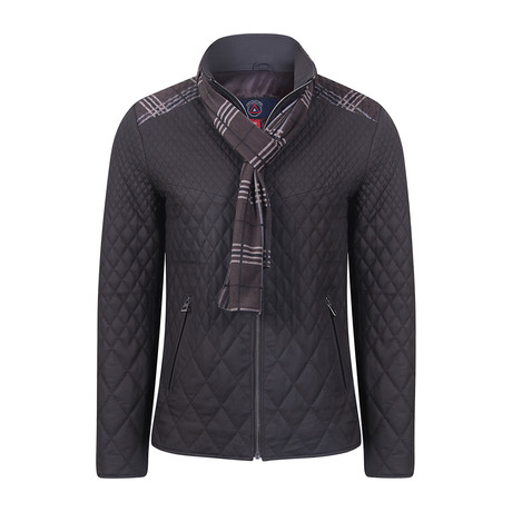 Kapakli Leather Jacket // Brown Tafta (XL)