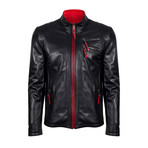 Silifke Leather Jacket // Black (M)