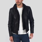 Ceylanpinar Leather Jacket // Black (M)