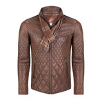 Bartin Leather Jacket // Chestnut (S)