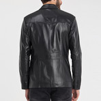 Didim Leather Jacket // Black (2XL)