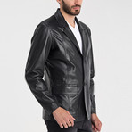 Didim Leather Jacket // Black (L)