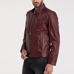 Bitlis Leather Jacket // Bordeaux (S)