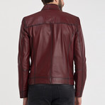 Bitlis Leather Jacket // Bordeaux (3XL)