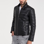 Emirhan Leather Jacket // Black (L)