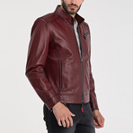 Bitlis Leather Jacket // Bordeaux (XL)