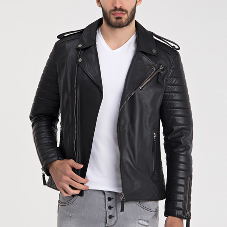 Uzunkopru Leather Jacket // Black (2XL)