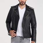 Uzunkopru Leather Jacket // Black (L)