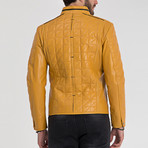 Bilecik Leather Jacket // Yellow (L)